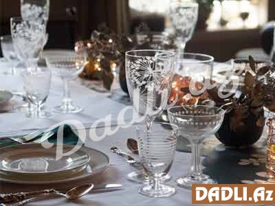 Novruz süfrə bəzəyi – qədəhlərin yeri