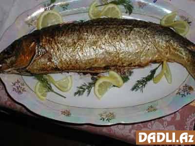 Doldurulmuş balıq duxovkada resepti