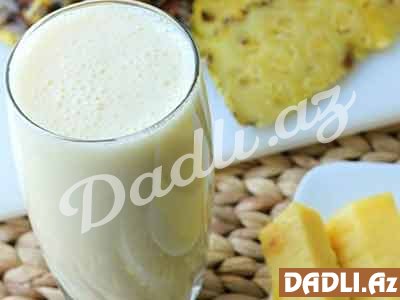 Südlü meyvəli “Yay təravəti” smuzisi resepti