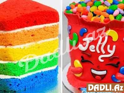 Uşaqlar üçün Jelly B tort bəzədilmə resepti - Video resept