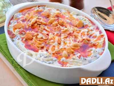 Qatıqlı əriştə salatı resepti - Video resept