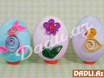 Novruz bayramı üçün rəngarəng yumurtalar