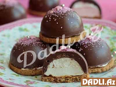 Zərif şokoladlı, marshmallowlu peçenye resepti - FOTO RESEPT
