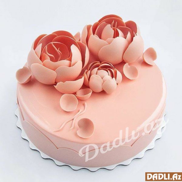 Mirror Glaze (ayna kimi) tort dizaynları