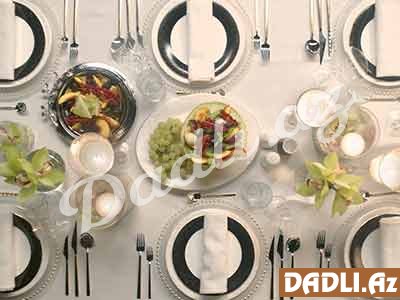 Yaz süfrəsi hazırlamaq