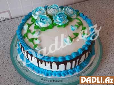 Biskivit tortunun bəzədilməsi resepti - Video resept