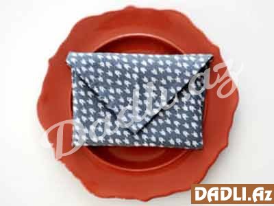 4 fərqli salfet bəzəyi