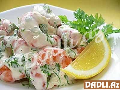 Xamalı krevetka resepti