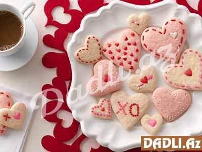 Sevgililər günü - Ürəkli peçenye resepti