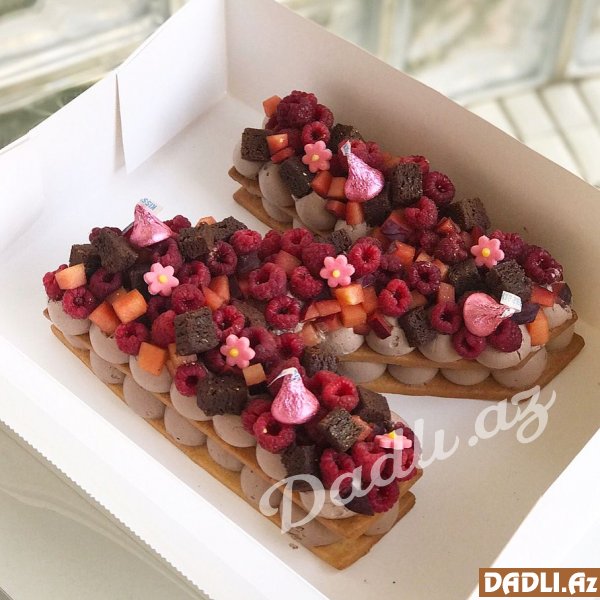 2018 tort TRENDİ - Hərf və ya rəqəm tort resepti - FOTO RESEPT