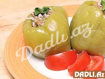 Ətli bibər dolması resepti - Video resept