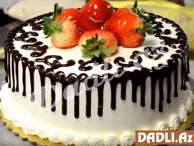 Biskivit tortunun yığılması və bəzədilməsi resepti - Video resept