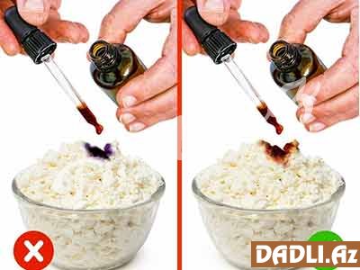 Gündəlik istifadə etdiyiniz ərzaqların keyfiyyətinin yoxlanması - Kəsmik