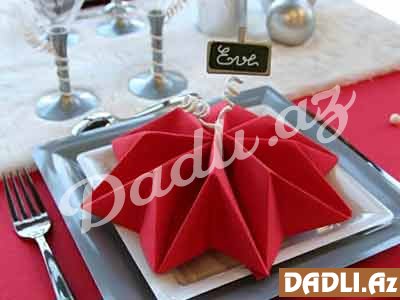 Bəzəkli salfet modelləri (1. hissə)