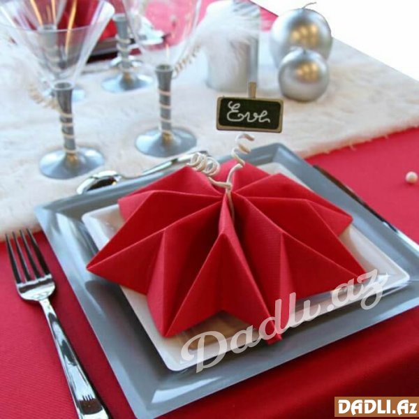 Bəzəkli salfet modelləri (1. hissə)