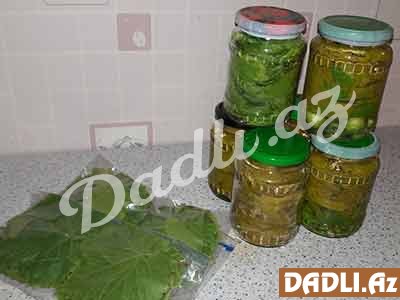 Dolmalıq üzüm yarpağının qışa tədarükü - Video resept