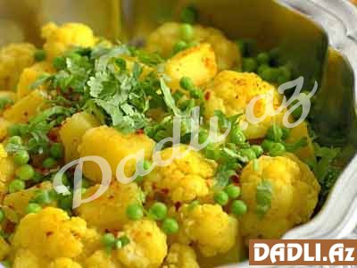Kartof və gülkələmli (vegetariyan) yeməyi resepti