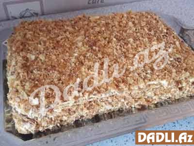 Qat-qat xəmirdən Napoleon tortu resepti - Video resept