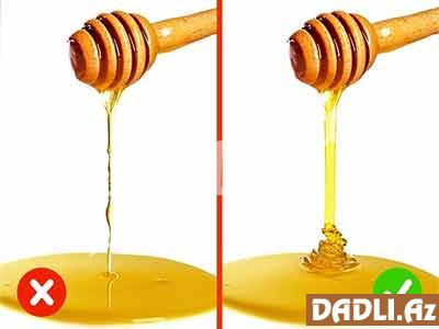 Gündəlik istifadə etdiyiniz ərzaqların keyfiyyətinin yoxlanması - Bal