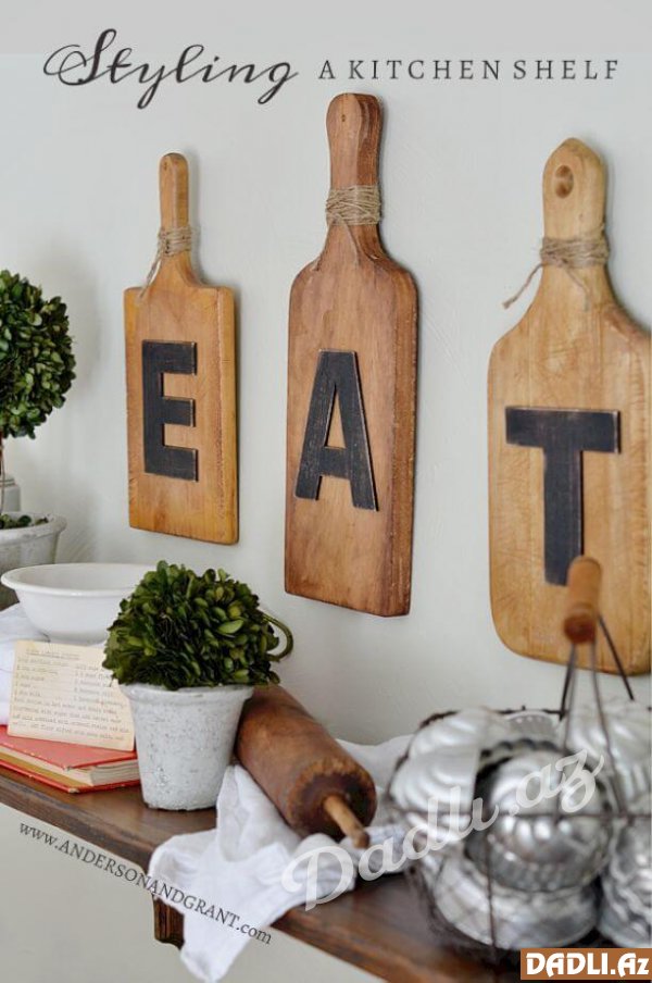 Mətbəxinizi dekorasiya ilə gözəlləşdirin (1. hissə)