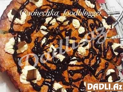 Qozlu, şokoladlı keks resepti