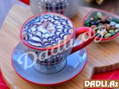 Şokoladlı bəzəkli nescafe resepti - Video resept
