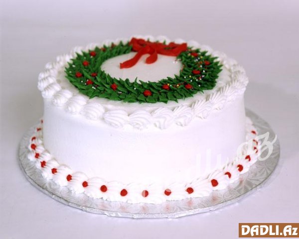 Yeni İl üçün tort bəzəkləri