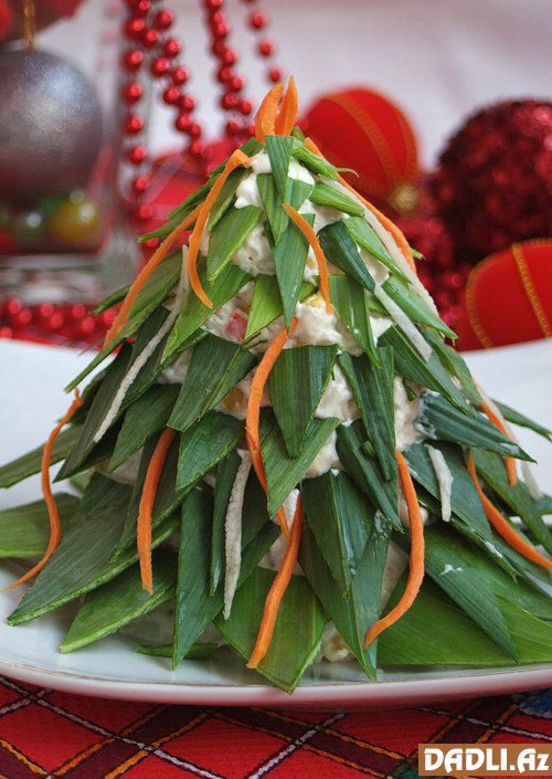 Şam ağacı salatı resepti