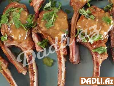 10 dəqiqədə tahin souslu quzu pirzola resepti - Video resept