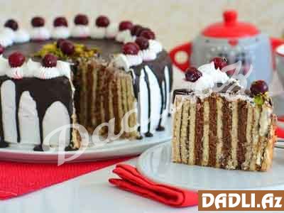 Biskvitli tort resepti - Video resept