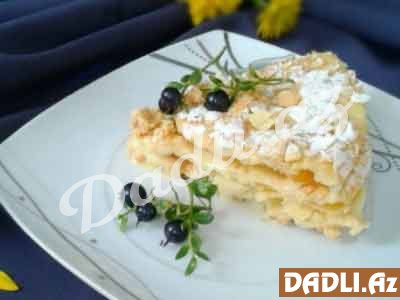 Dadlı, ləzzətli Napaleon tortu resepti