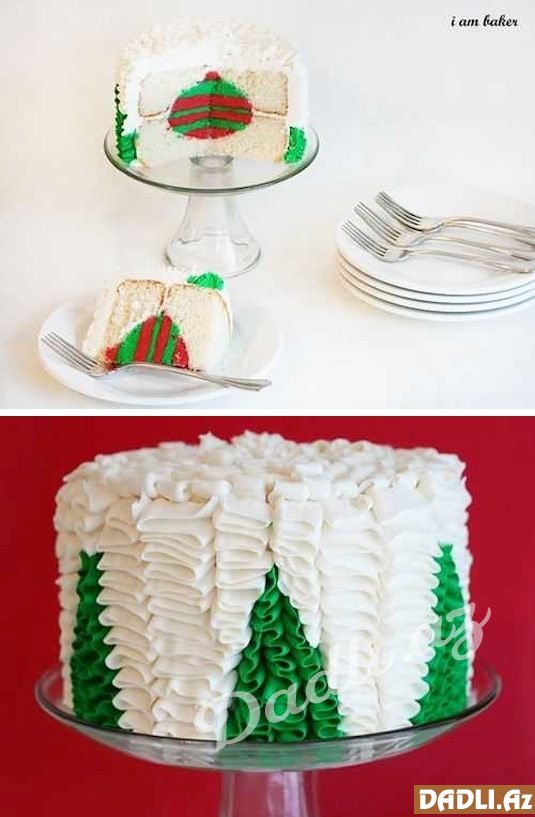 İçi sürprizli tort və keks dizaynları - 10 FOTO MƏSLƏHƏT