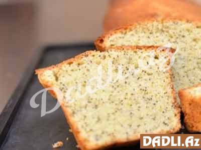 Xaşxaşlı keks resepti - Video resept