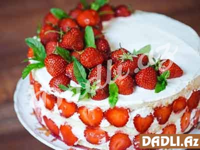 Meyvəli tort resepti