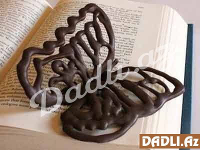 Şokoladdan kəpənək hazırlama - FOTO DƏRS