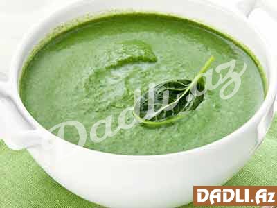 Qaymaqlı ispanaq şorbası resepti