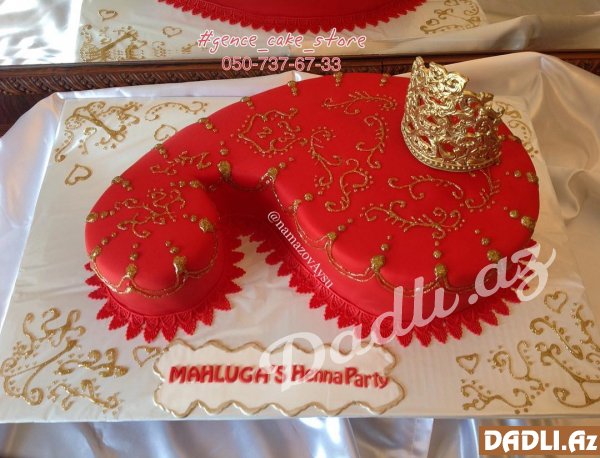 Xına (Xınayaxdı) üçün özəl tort nümunələri