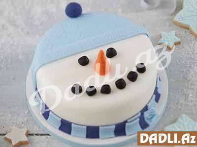 2018 Yeni İl tort bəzəkləri