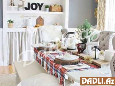 Yeni İl gecəsi üçün möhtəşəm dekorasiyalar