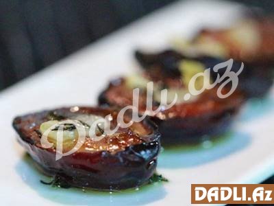 Göyərti və sarımsaqla qurudulmuş gavalı resepti - FOTO RESEPT