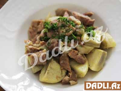 Enginarlı quzu əti resepti - Video resept