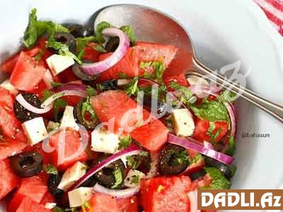 Qarpızlı yay salatı resepti