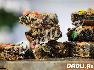 Oreolu M&M'li bar peçenye resepti - Video resept