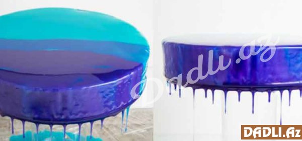 Mirror Glaze (ayna kimi tort bəzəmə kremi) resepti - FOTO RERSEPT