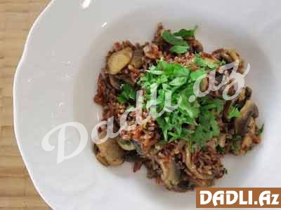 Göbələkli plov resepti - Video resept