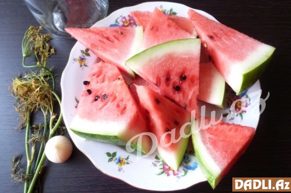 Ədviyyatlı qarpız resepti - FOTO RESEPT
