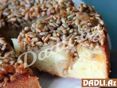 Günəbaxan tumu ilə alma piroqu resepti - FOTO RESEPT