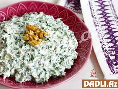 İspanaqlı qozlu qəlyənaltı resepti