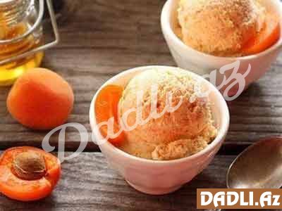 Ərikli dondurma resepti