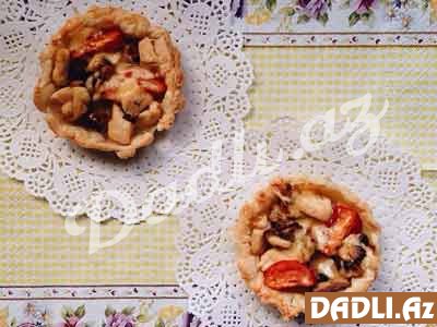 Qat - qat xəmirli tartaletlər resepti